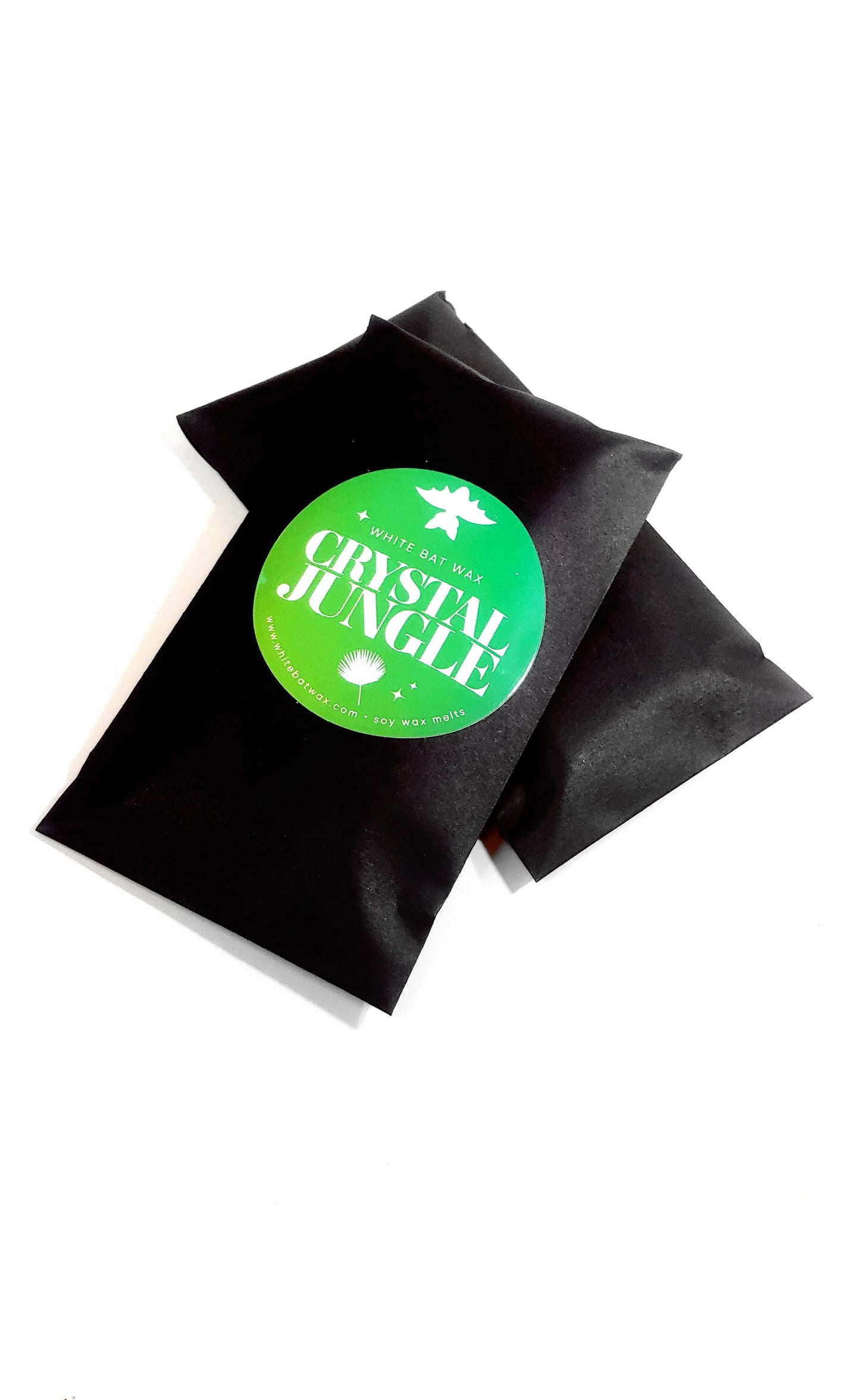 Crystal Jungle wax melts. White floral, dewy nectar scented wax melts.