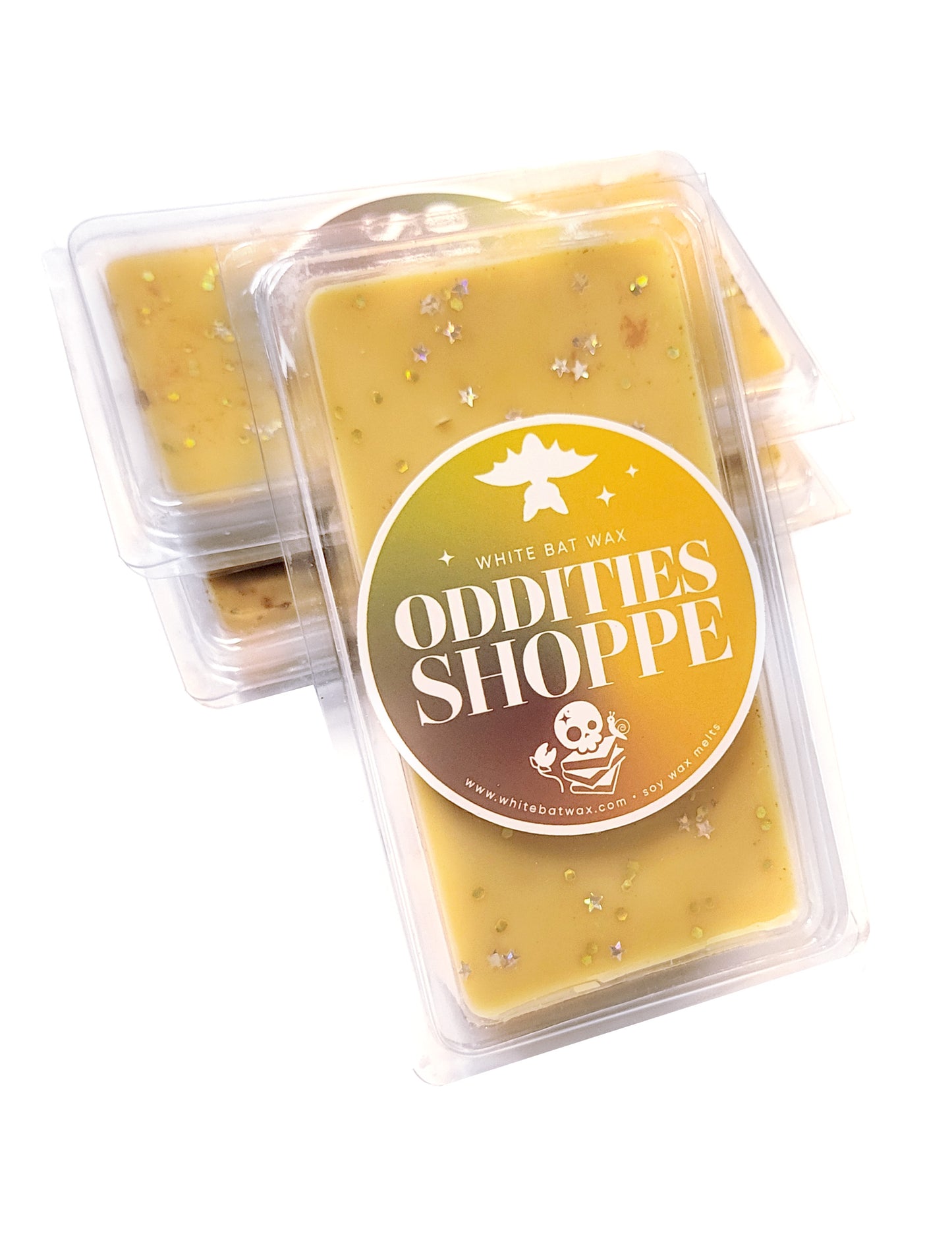 Oddities shoppe wax melts. Scent of old books, antiques shops, and incense.